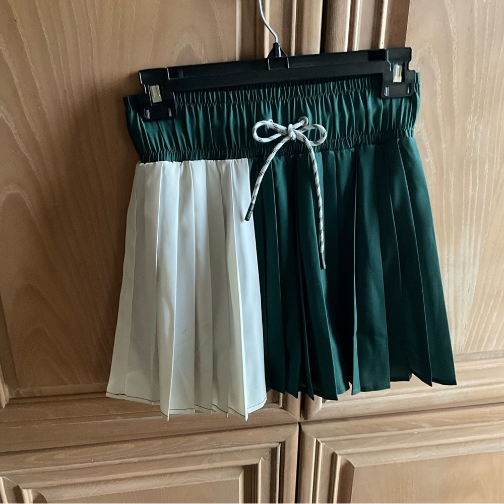 Fore All Green and White Skort
